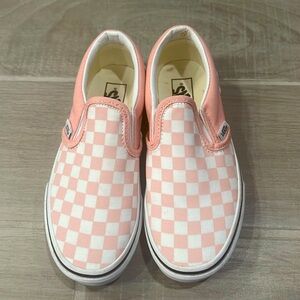 Kids Vans Classic Checkerboard Slip On Shoes